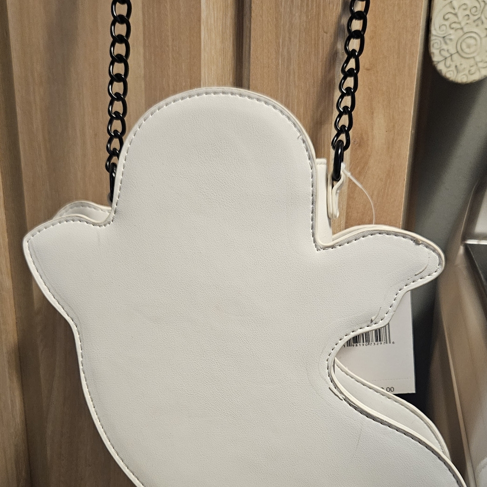 Betsey Johnson Ghost Bag with Pumpkin Charm - Picture 3 of 5